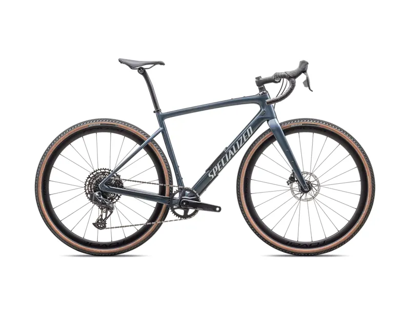 Specialized Diverge Expert Carbon Gravel Bike In Cast Blue Metallic/Silver Dust