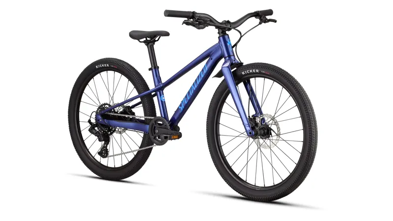 Specialized Riprock 24 Kids Bike in Gloss Majesty Blue Metallic / Sky Blue-2