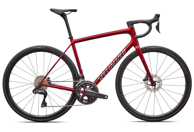 Specialized Aethos 2 Pro 2026 Road Bike - Shimano Ultegra Di2 in Gloss Red Sky