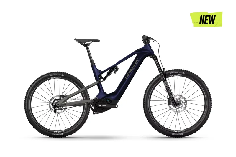 Haibike Allmtn CF 10 TRN/IQ Full Suspension E-Bike in Midnight Blue