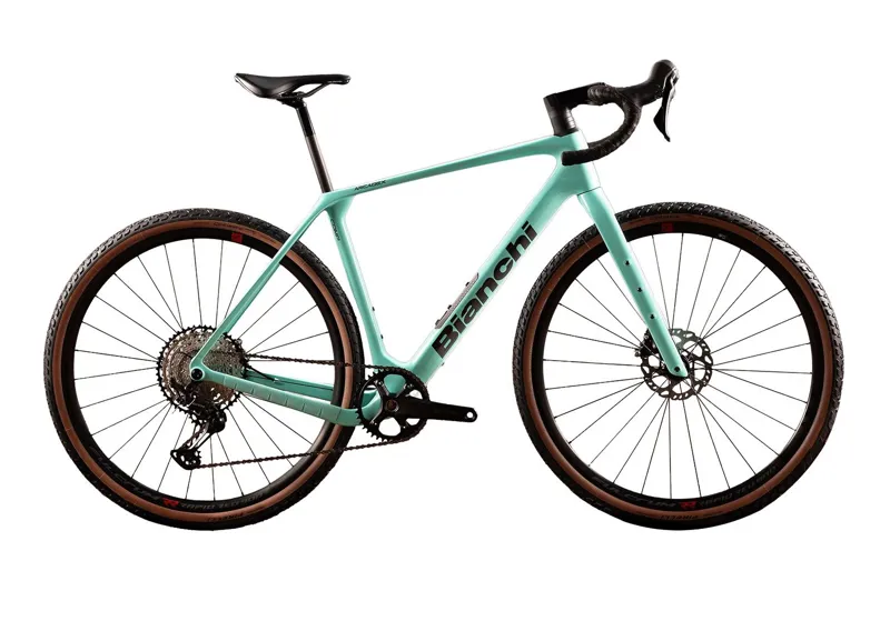 Bianchi Arcadex Comp - GRX gravel Bike in Celeste Green