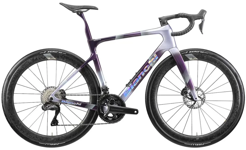 Bianchi Infinito Launch Edition Ultegra All-Rounder Road Bike in Purple Fade