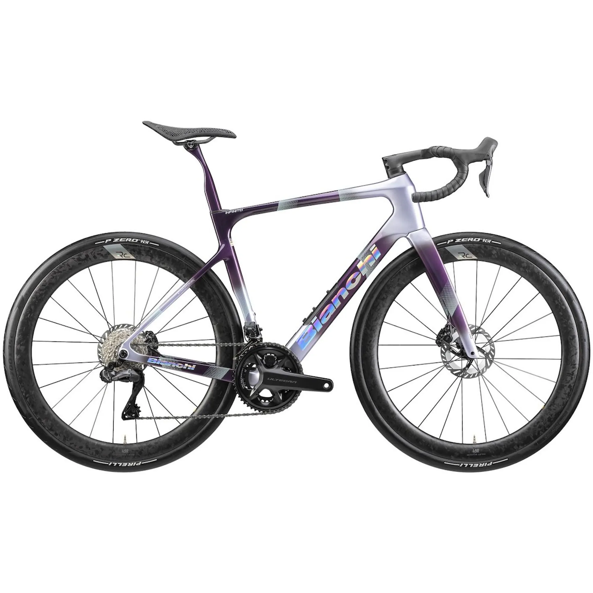 bianchi 55cm road bike E-Oltre 2025 - Shimano 105 1x12sp Oltre e Bianchi Impulso All Road Tiagra