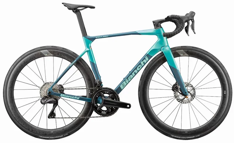 Bianchi Specialissima Pro Ultegra Di2 Road Bike in Celeste / Petrolio