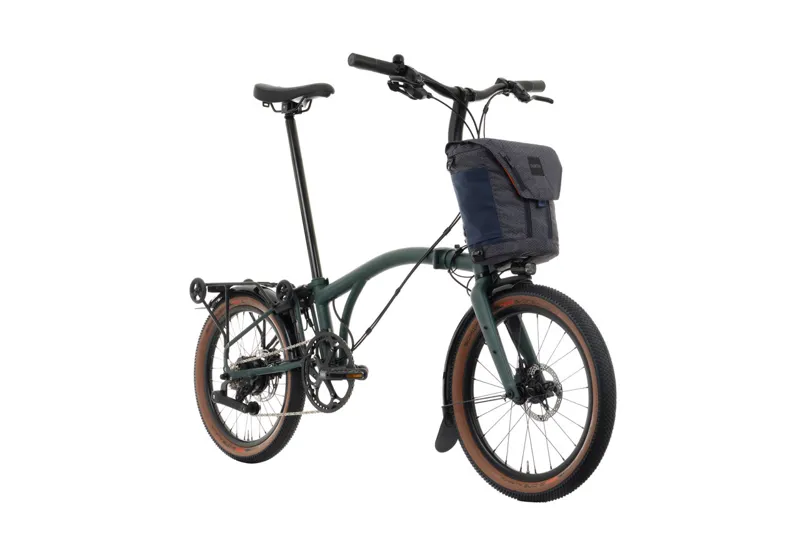 Brompton Electric G Line 4-speed E-Folding Bike in Forest Green-1