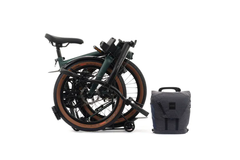 Brompton Electric G Line 4-speed E-Folding Bike in Forest Green-3