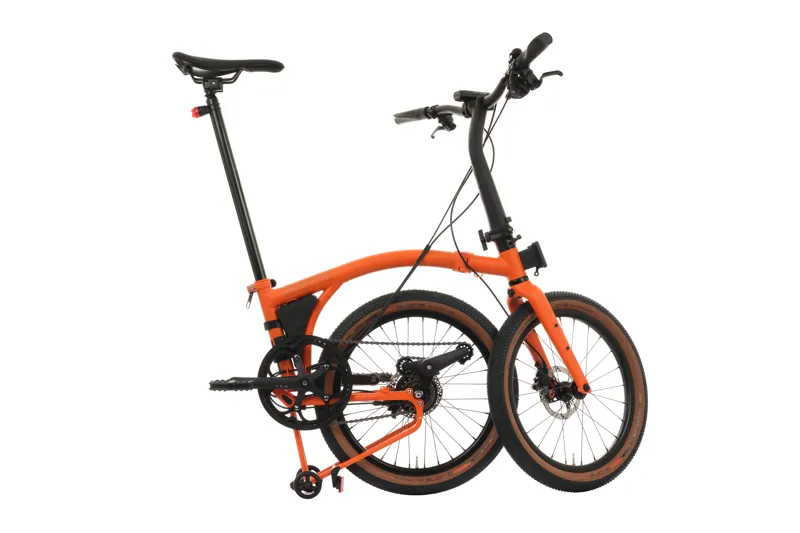 Brompton G Line Folding Bike in Medium Orange-1