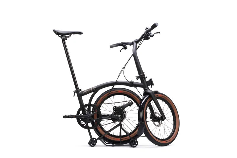 Brompton G Line Folding Bike in Small Space Black-1