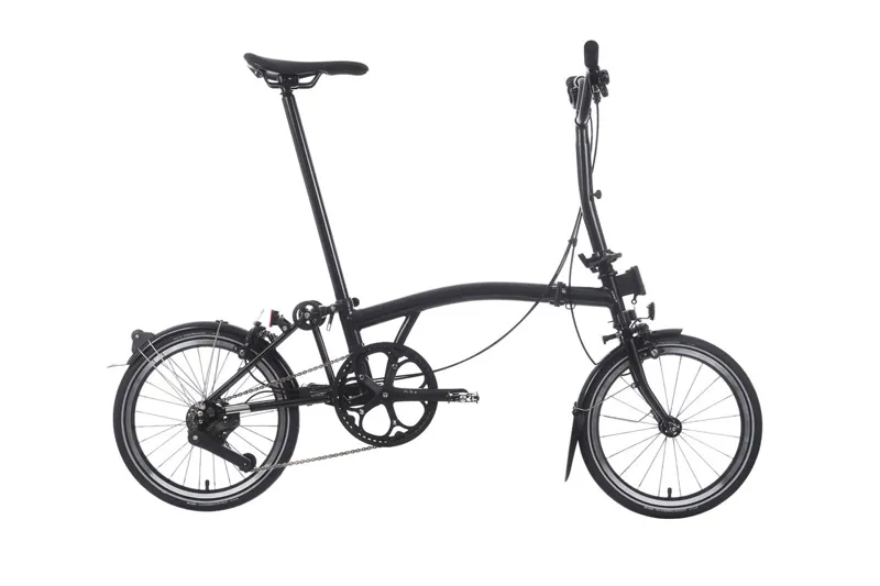 Brompton P-line - M4R - Black - Folding Bike-7