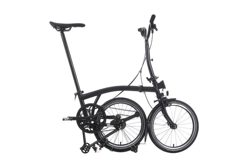 Brompton P-line - M4R - Black - Folding Bike-6