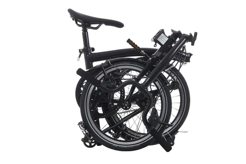 Brompton P-line - M4R - Black - Folding Bike-5