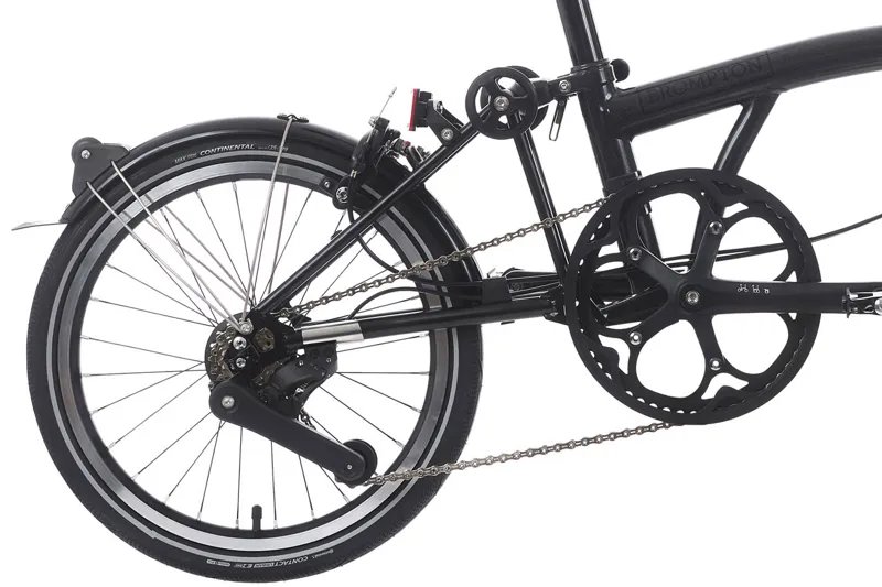 Brompton P-line - M4R - Black - Folding Bike-3