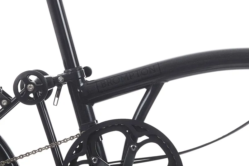 Brompton P-line - M4R - Black - Folding Bike-2