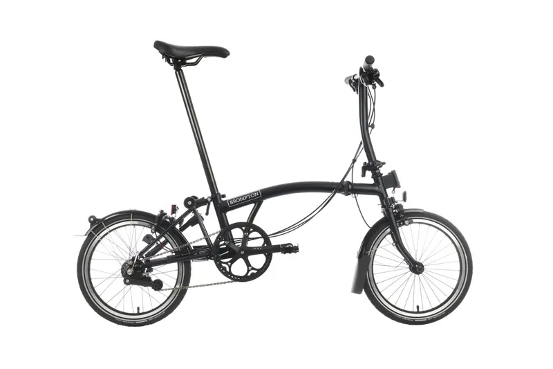 Brompton C-Line M6L Folding Bike Matt Black-5