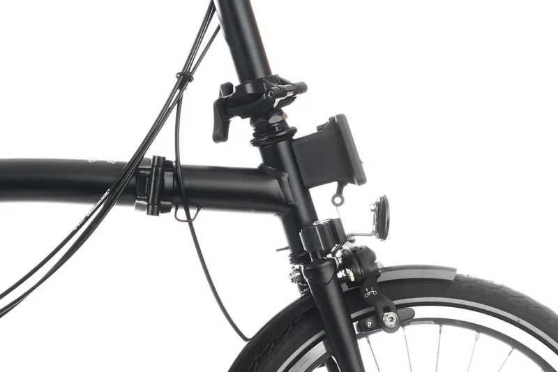Brompton C-Line M6L Folding Bike Matt Black-2
