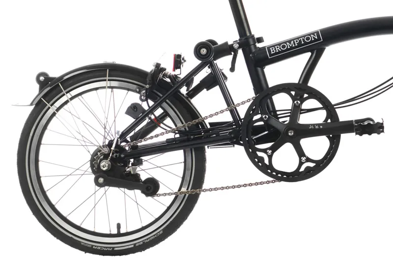 Brompton C-Line M6L Folding Bike Matt Black-1