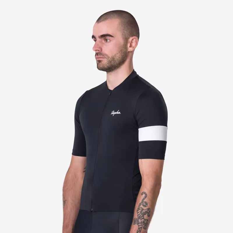 Rapha Men's Core Jersey Black/White-3