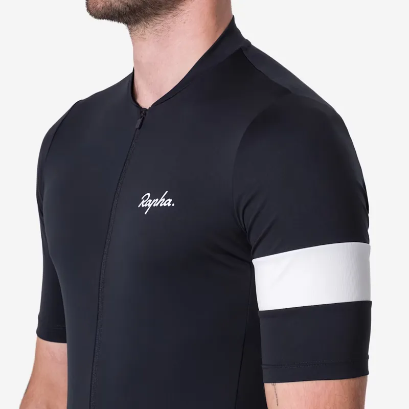 Rapha Men's Core Jersey Black/White-4