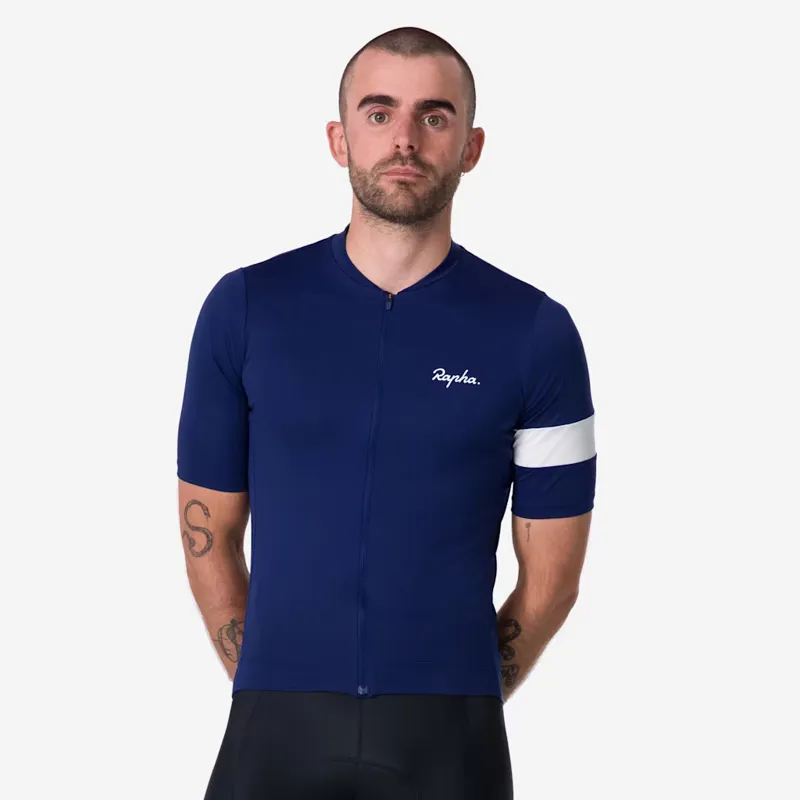 Rapha Men's Core Jersey Navy/White-2