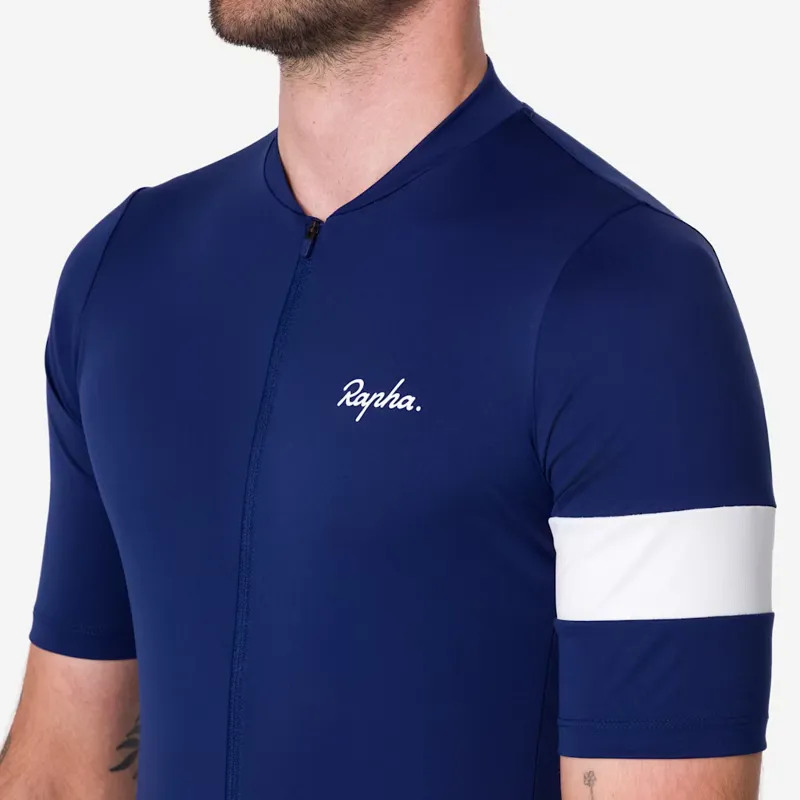 Rapha Men's Core Jersey Navy/White-4