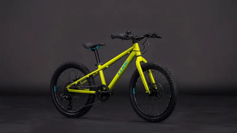 Cube Acid 200 Disc 2026 Kids Bike in Lizerd Green/Blue-1