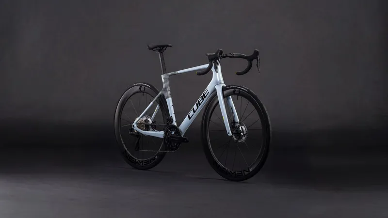 Cube Agree c:62 Race 2026 Road Bike in Glacier White/Black-1