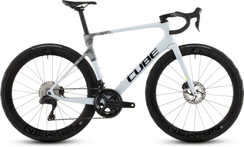 Cube Agree c:62 Race 2026 Road Bike in Glacier White/Black