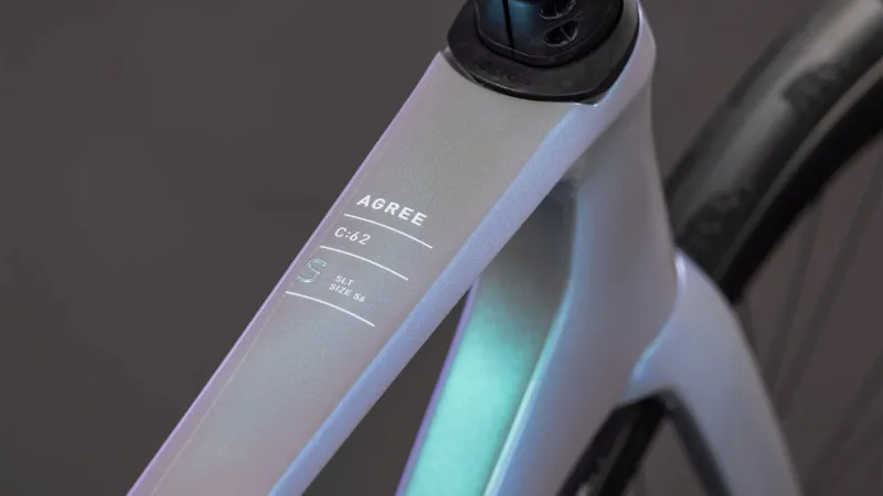 Cube Agree c:62 SLT 2026 Road Bike in GreenFusion/White-8