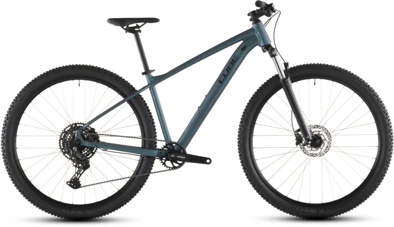 Cube Aim Pro 2026 Hardtail Mountain Bike in Smarag Grey/Prism