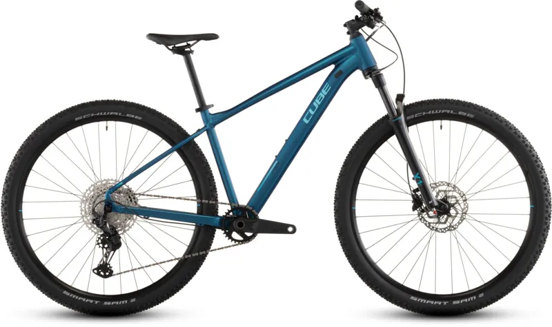 Cube Attention Pro 2026 Hardtail Mountain Bike in Electric Blue