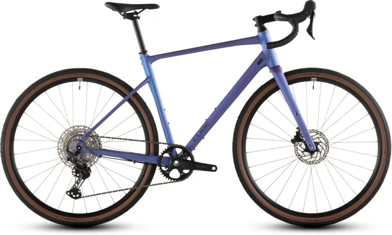 Cube Nuroad EX 2026 Gravel Bike in BlueIris/Lilac