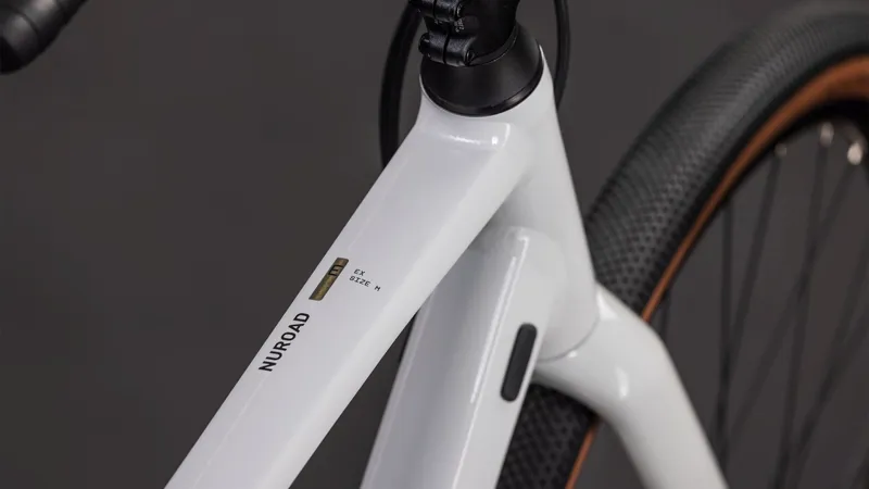 Cube Nuroad EX 2026 Gravel Bike in Cotton White/Grey-6