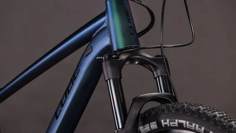 Cube Reaction Pro 2026 Hardtail Mountain Bike in Goblin Green/Black-2