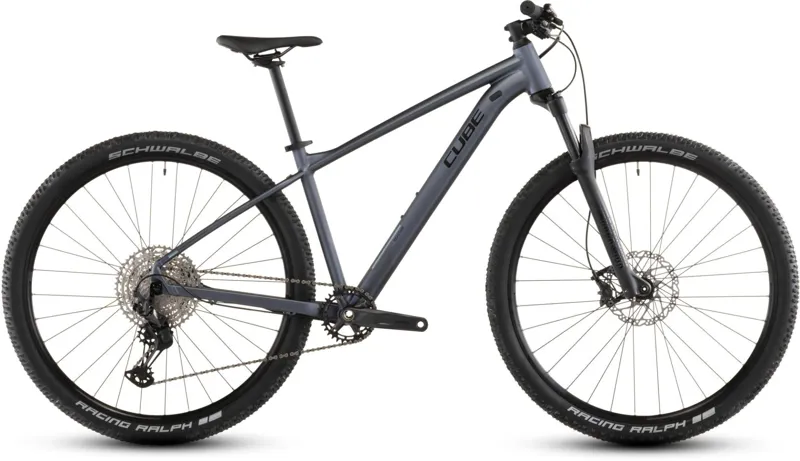Cube Reaction SLX 2026 Hardtail Mountain Bike in Metalic Grey/Black