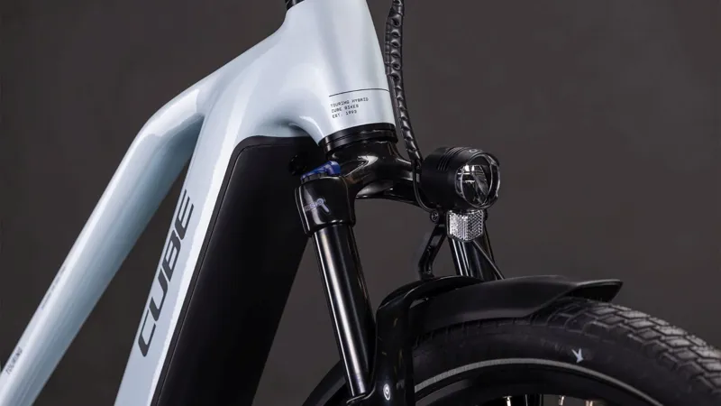 Cube Touring Hybrid One 600 2026 E-Hybrid in Glacier White / Reflex-11