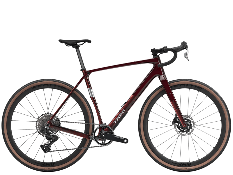 Trek Checkpoint SL 7 AXS Graven Bike in Dark Red/Carbon Red Smoke Splatter