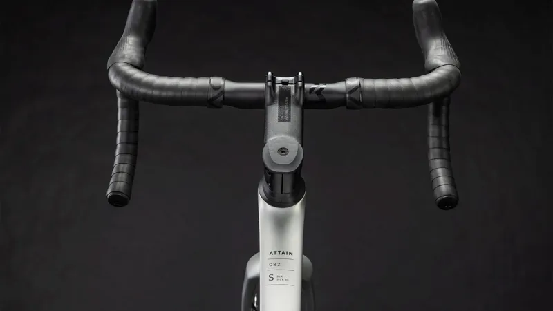 2026 Cube Attain C:62 SLX Carbon Road Bike In Sleek Grey/Prism-7
