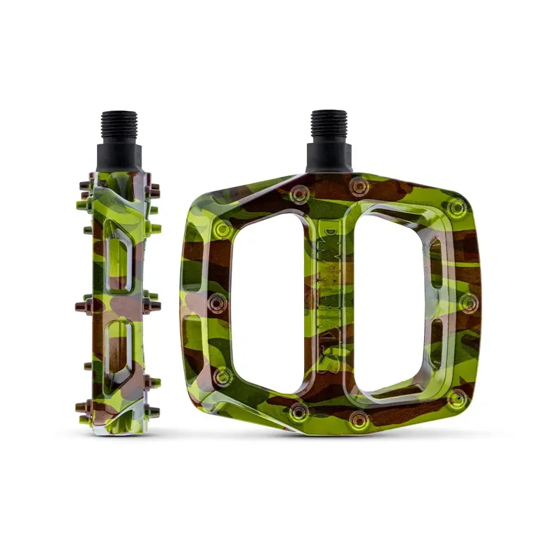 DMR - Plastic Pedal - Cro-Mo Axle - Camo Green