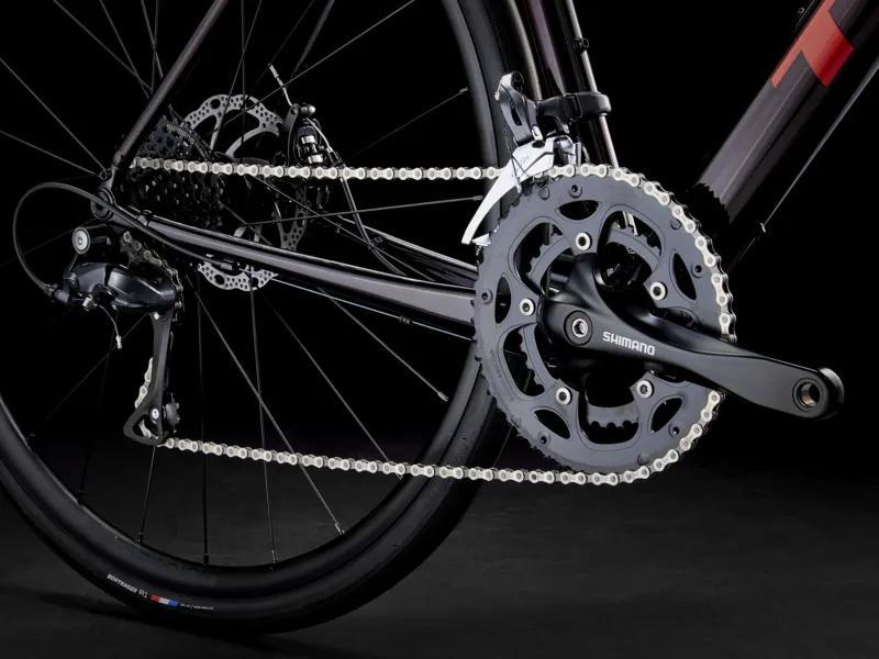 Trek Domane AL 2 Gen 4 Road Bike in Crimson to Carbine-8