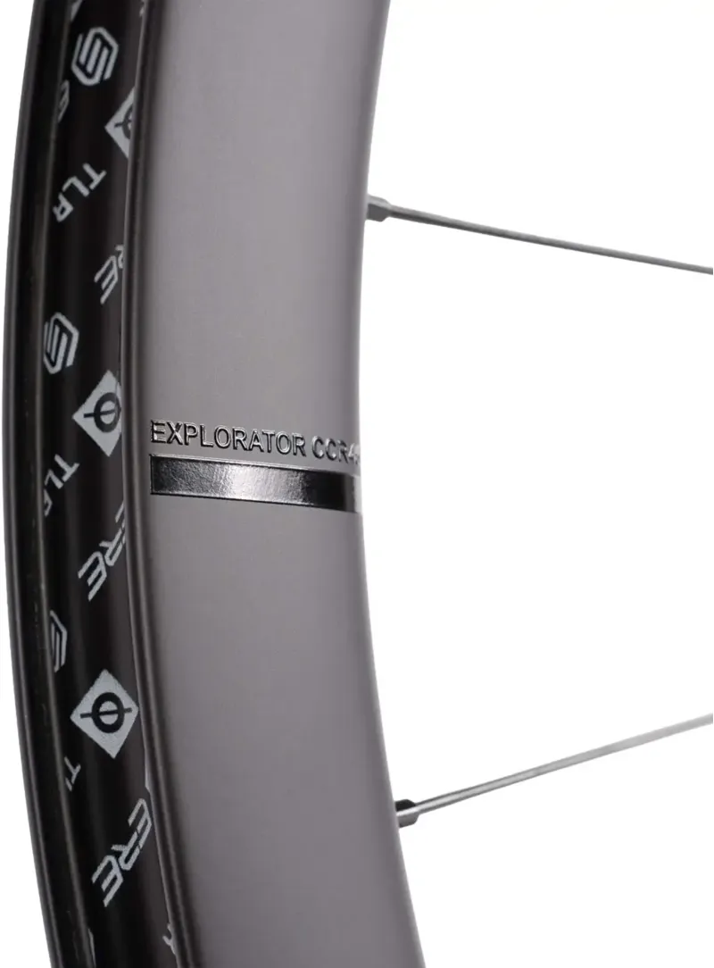 ERE Explorator CCR45 Carbon All-Road and Gravel Wheelset in Black-3