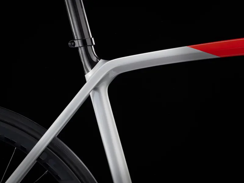 Trek Emonda SL 6 Pro Road Bike in Quicksilver/Radioactive Red-6