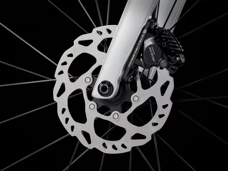 Trek Emonda SL 6 Pro Road Bike in Quicksilver/Radioactive Red-10