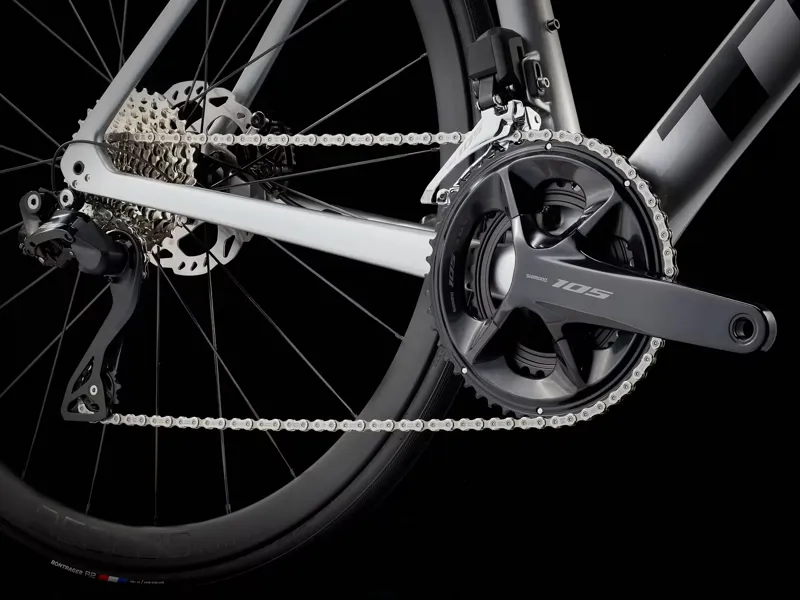 Trek Emonda SL 6 Pro Road Bike in Quicksilver/Radioactive Red-11