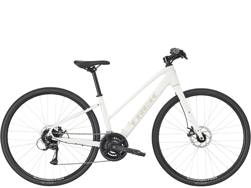 Trek FX 1 Midstep Gen 4 City Bike in Era White