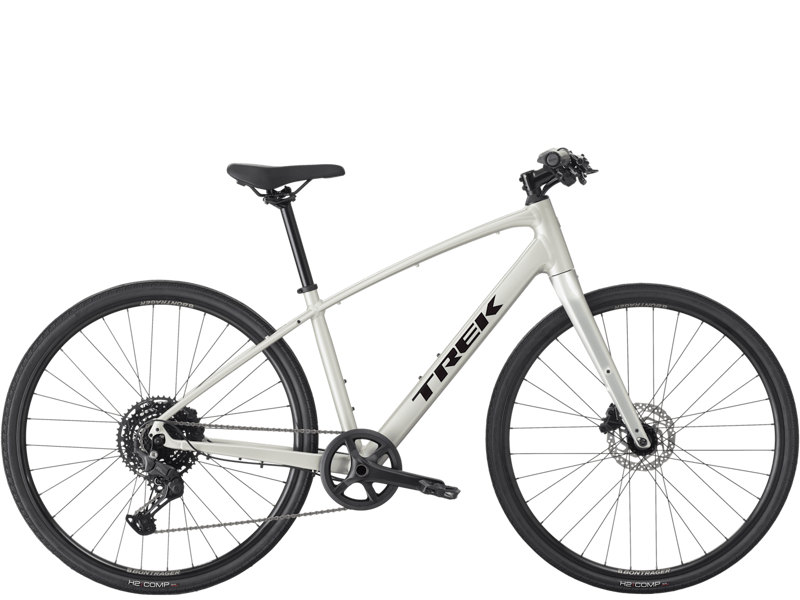 Trek FX 3 Gen 4 Hybrid / City Bike in Lunar Silver