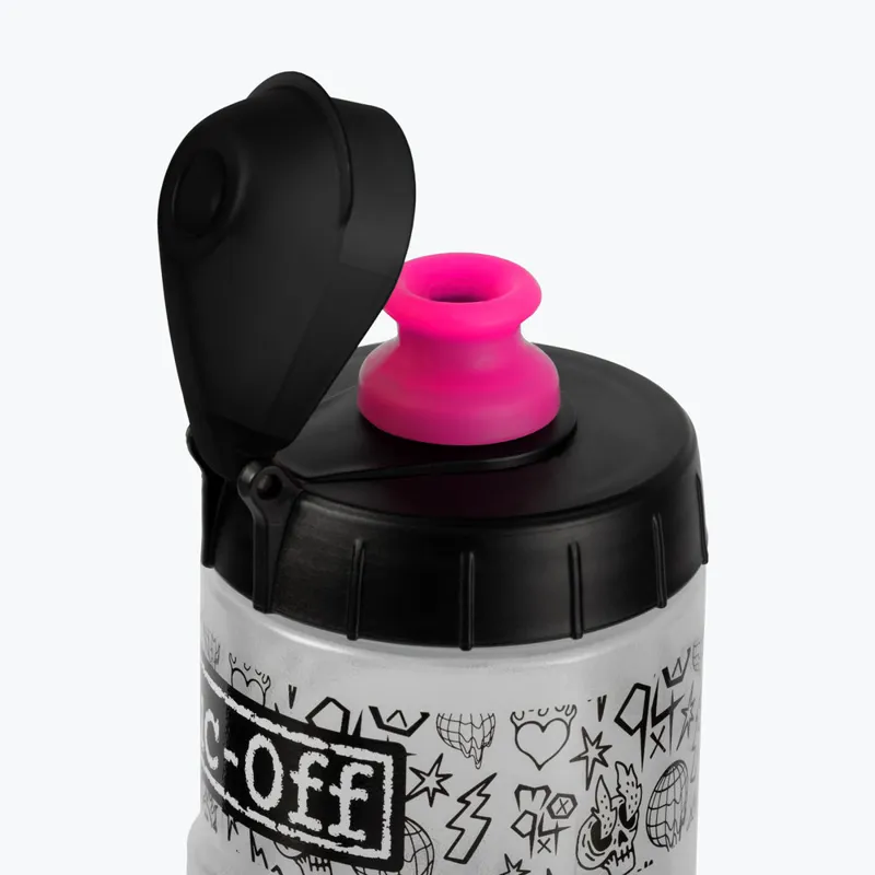 Fidlock Muc-Off Bottle 600ml + bike base smoked-3