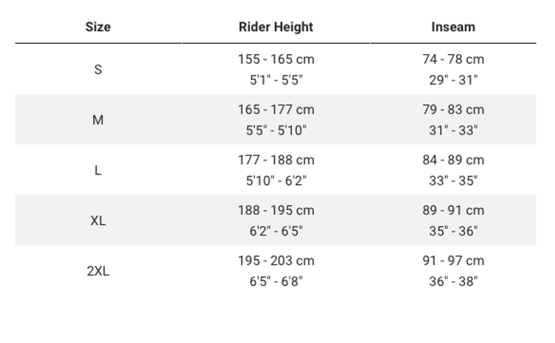 Size Guides