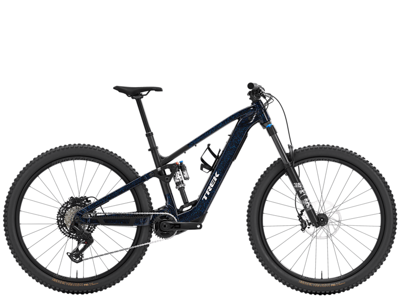 Trek Fuel+ EX 8 Full Suspension E-MTB in Black/Purple Flip