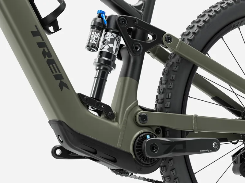 Trek Fuel+ EX 8 Full Suspension E-MTB in Matte Olive Green-2