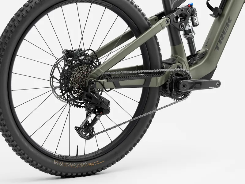 Trek Fuel+ EX 8 Full Suspension E-MTB in Matte Olive Green-3